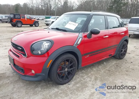 2014 Mini Countryman John Cooper Works from USA, damaged, VIN WMWXD1C50EWS34592